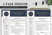 Resume Template / CV Template, a Resume Template by Klamp Studio (Thumbnail 3 of 9)