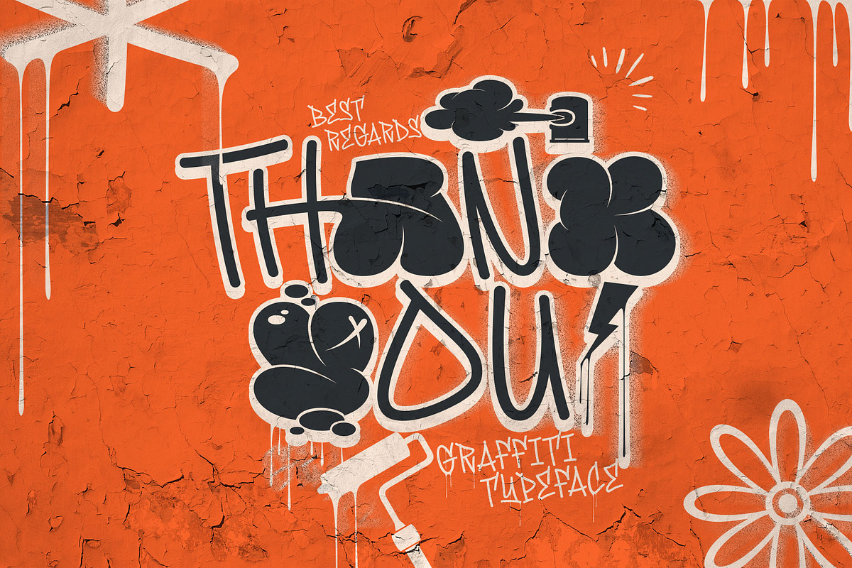 Famous Bomber Graffiti Mix Font, a Handwritten Font by alit design (Photo 30 of 30)