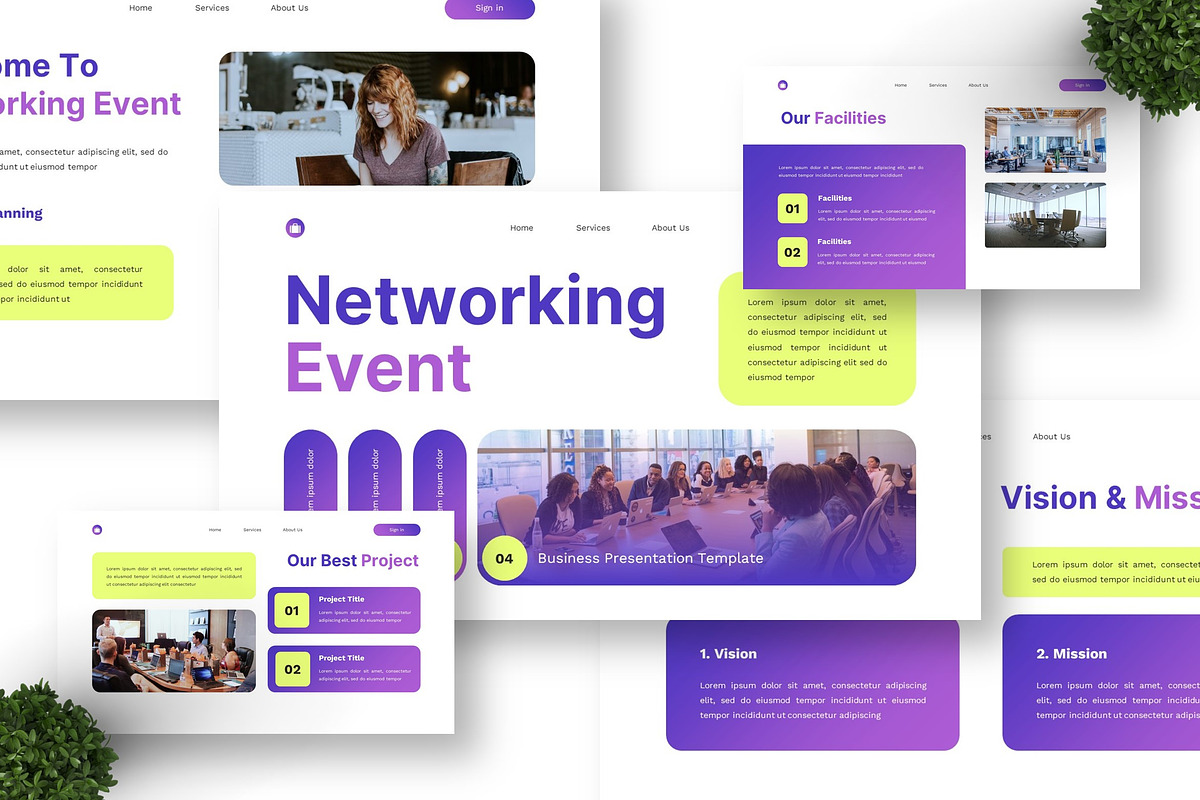 Networking Event - Business GSL, a Presentation Template by Deepslide Studio (Photo 4 of 6)