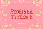 Florivea Handmade Natural Typeface, a Handwritten Font by Letterhend Studio (Thumbnail 1 of 9)