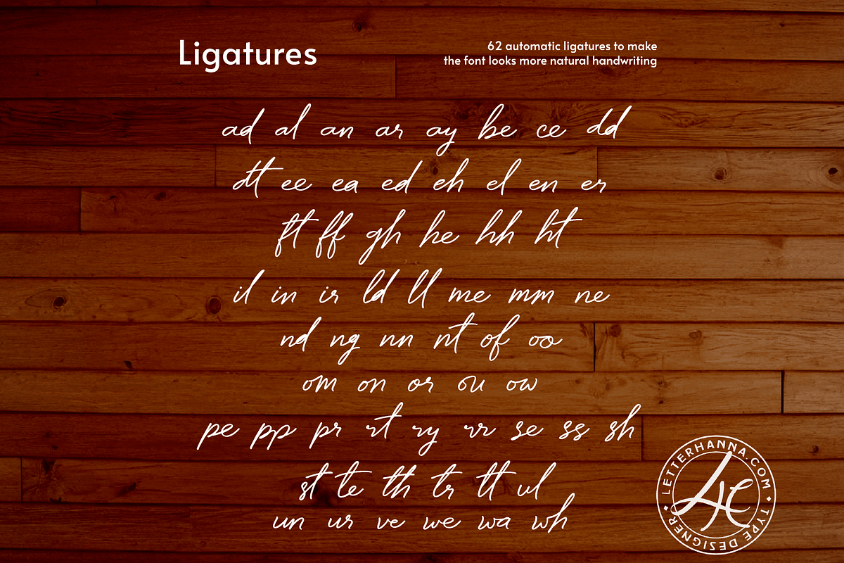 Astellan Font, a Handwritten Font by Letterhanna Studio (Photo 14 of 25)