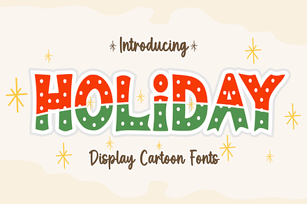 Holiday - Christmas Font Types