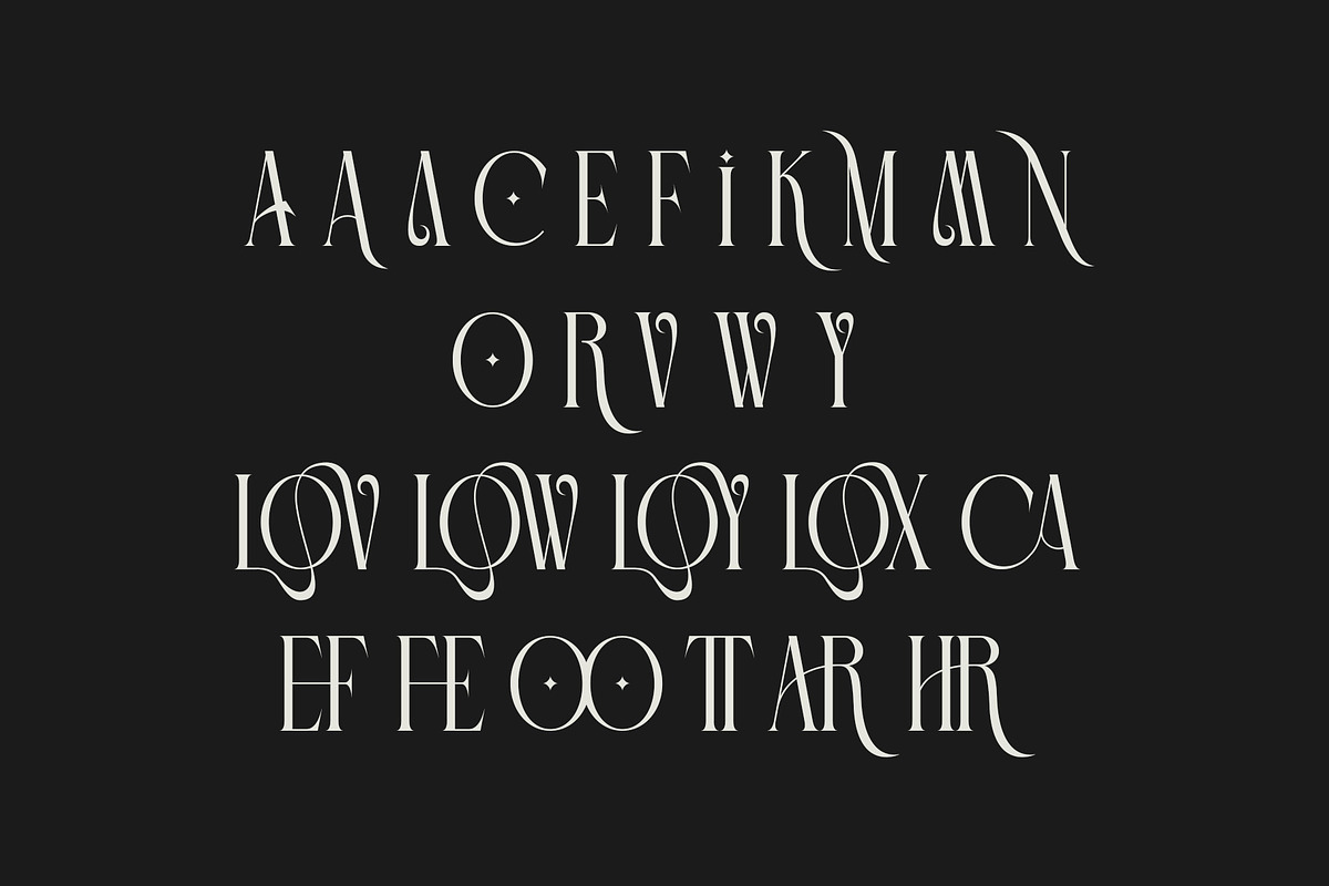 ELOVIA - Modern Ligature Typface, a Serif Font by AnnofaType (Photo 7 of 8)