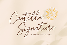 Castilla Signature Handwritten Font