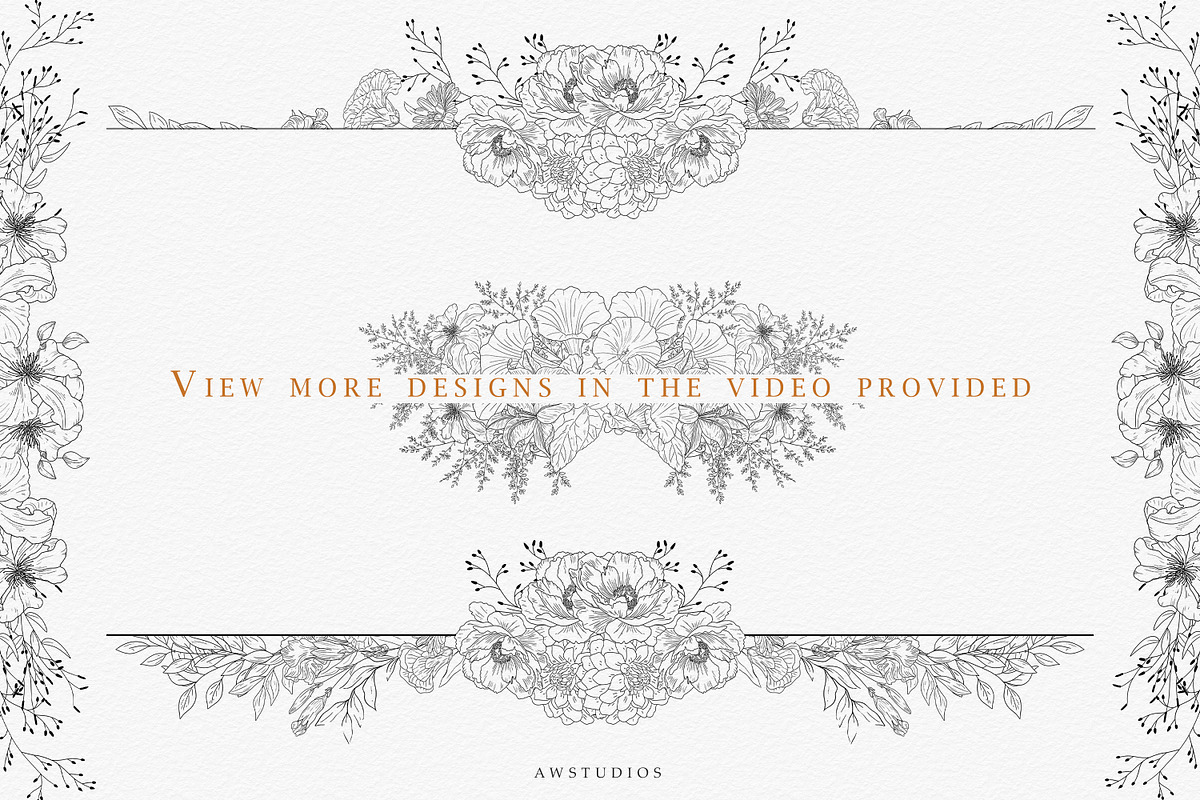 Wildflower Banner SVG, PNG, a Decorative Illustration by AW Studios (Photo 5 of 13)