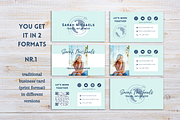 Travel Influencer Business Card Kit, a Business Card Template by Golden Horizons Studio (Thumbnail 4 of 12)