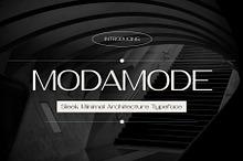 Modamode – Architecture Typeface
