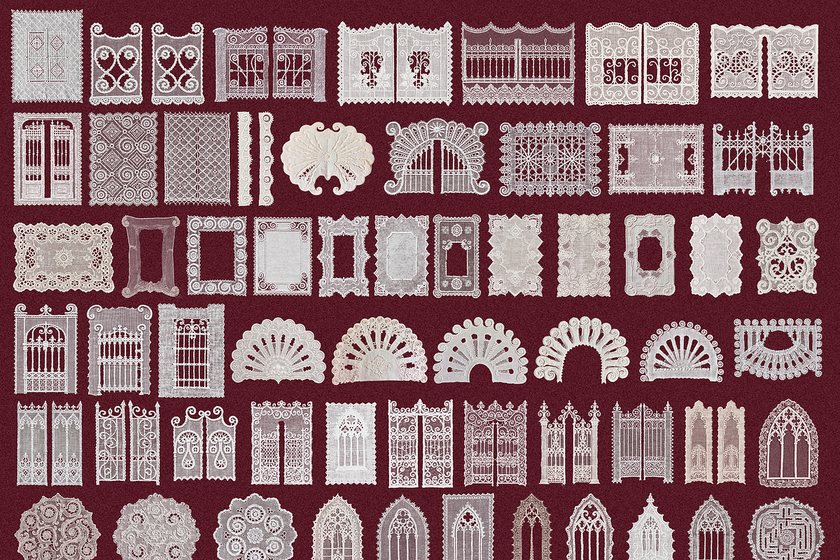 Wrought in Lace: 250 PNG Elements, an Object Graphic by Purple (Photo 11 of 14)