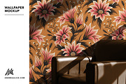 Wallpaper Mockup with Leather Chair, a Household Mockup by Andrea Muller (Thumbnail 5 of 7)