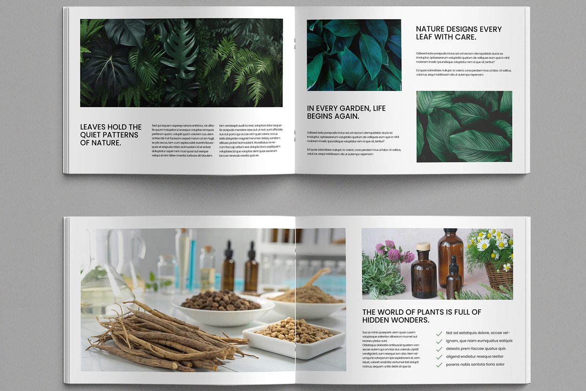 Botanical Magazine Template, a Magazine Template by ContestDesign (Photo 5 of 5)