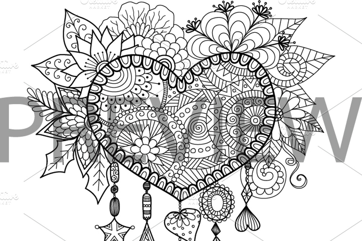 35 Valentine's coloring, an Animal Illustration by Somjai King (Photo 33 of 36)