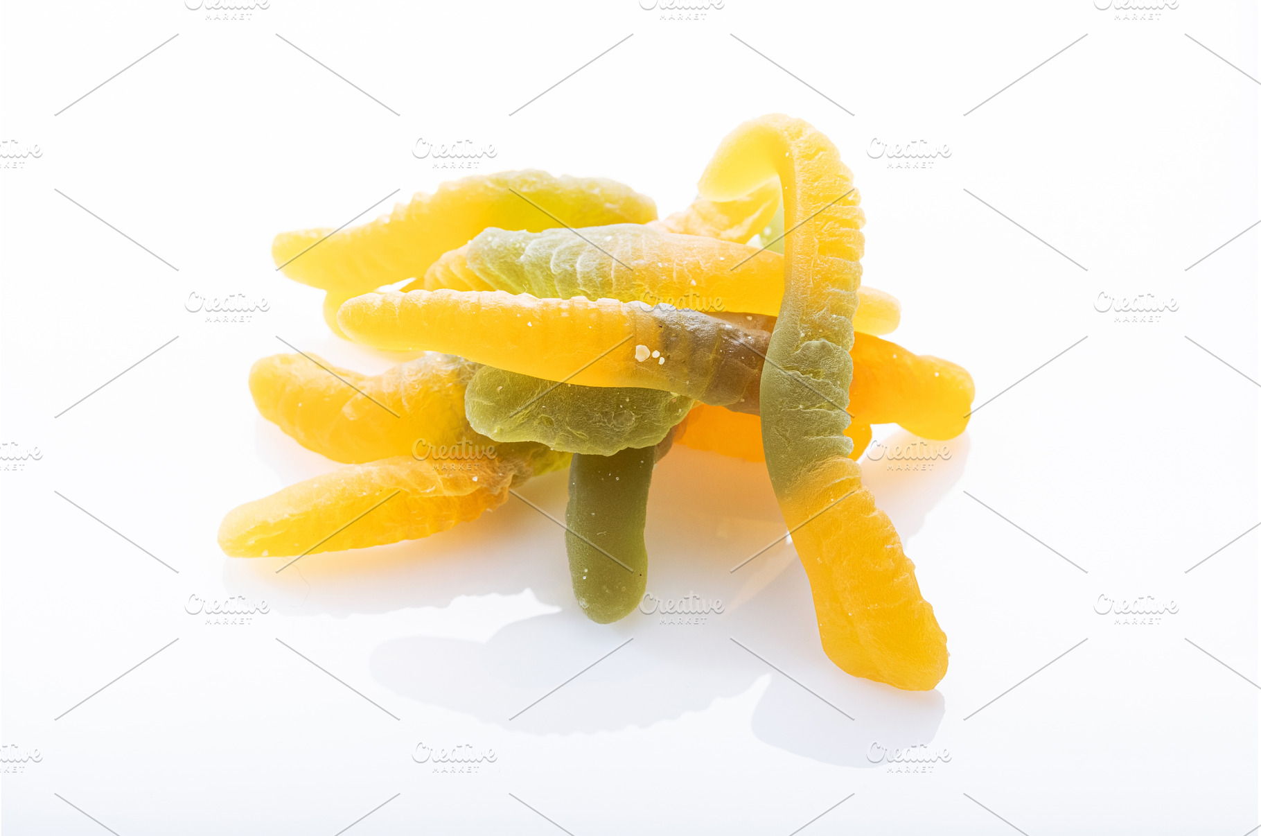 Macro photo of colorful gummy, a Food & Drink Photo by Stockphoto by vzwer