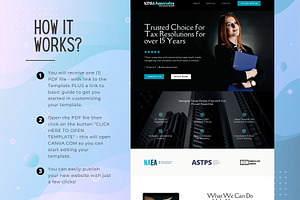 Tax Preparer Website Template