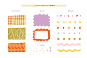 Bloom Season Summer Floral Clipart, a Decorative Illustration by Olia (Thumbnail 7 of 12)
