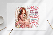Kind Hearts Make the World Angel, a Seasonal Illustration by Canvas Craft (Thumbnail 6 of 6)