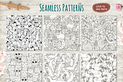 Coloring Pages New Collection, an Animal Illustration by Gulnara Sabirova (Thumbnail 2 of 6)