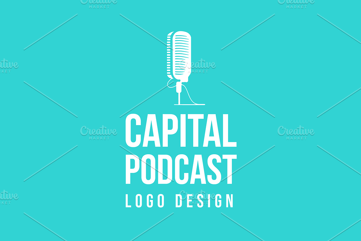 Podcast & Recording Logo Template, a Branding & Logo Template by MerdeneDesignStudio (Photo 6 of 7)