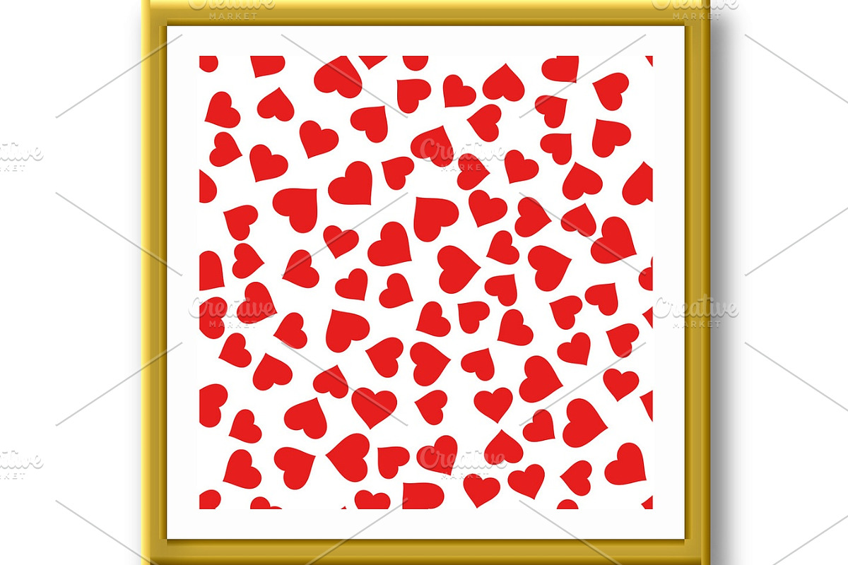 Seamless pattern with hearts, a Pattern Graphic by RODINA (Photo 2 of 3)