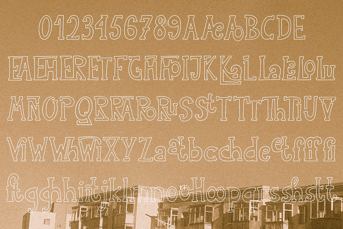 Still City Experimental serif font, a Slab Serif Font by Yelloo Fish (Photo 3 of 12)