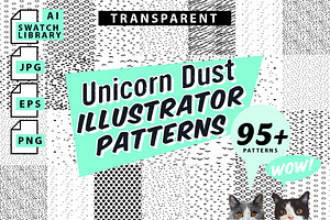 Unicorn Dust Illustrator Patterns