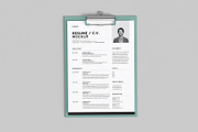 Resume - Curriculum Vitae Mockup, an Advertising Mockup by Illusiongraphic (Thumbnail 3 of 22)