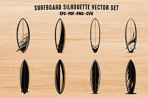 Surfboard Outline Vector icon Bundle, an Outline Icon by Gfx Expert Team