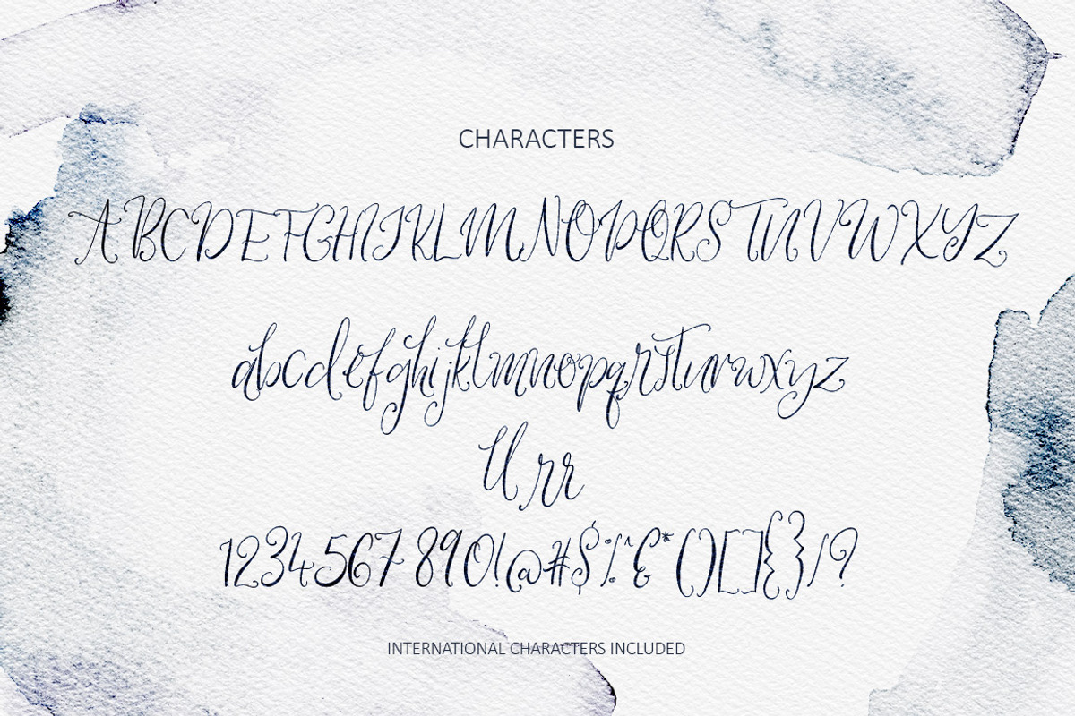 Wallower Script Font preview 3