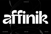 Affinik - Modern Logo Font, a Sans Serif Font by Pekotype (Thumbnail 1 of 12)