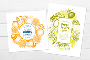 Citrus Vector  Collection, a Food Illustration by Lubov Illustrations Shop (Thumbnail 3 of 5)