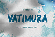Vatimura - Textured Brush Font, a Handwritten Font by StringLabs (Thumbnail 1 of 8)