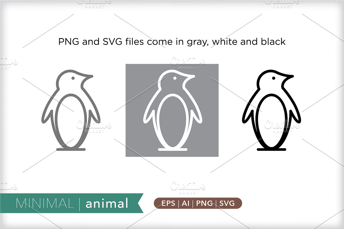 Minimal animal icons, an Outline Icon by Picture Window (Photo 2 of 5)