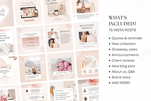 Pink Instagram Template CANVA