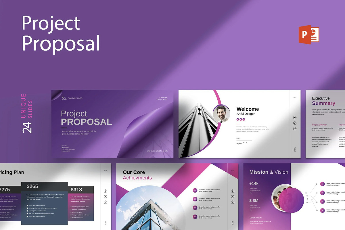 Project Proposal Presentation, a Presentation Template by Fit-tee (Photo 1 of 7)