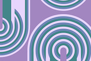 Purple and Teal Arches, a Background Graphic by Sharon Schwalbe (Thumbnail 5 of 6)