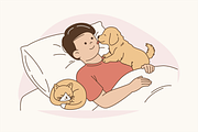 The Pet Connection Illustration, an Object Graphic by Jump Studio (Thumbnail 7 of 12)
