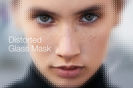Distorted Glass - Photo Mask Effect