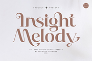 Insight Melody, a Serif Font by saemoon creative (Thumbnail 1 of 12)