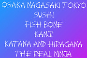 Tokyo City Handwritten Display Font, a Font by Megasetcollections (Thumbnail 9 of 20)