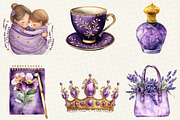 Purple Mother's Day Sublimation, an Illustration by OK Design (Thumbnail 2 of 5)