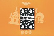 Halloween ghost pattern, a Decorative Illustration by Volha (Thumbnail 2 of 3)
