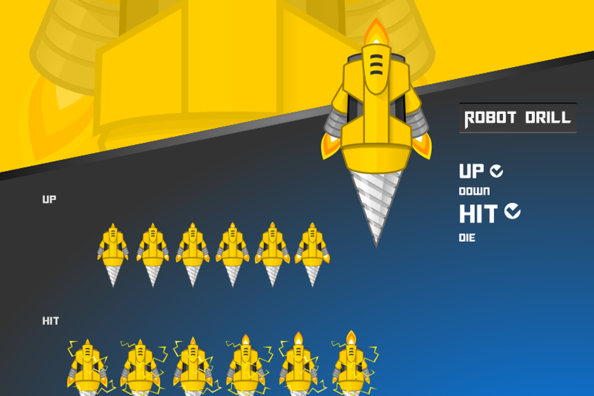 Robot Game Enemies Sprite Art Pack 2, a Graphic by ridjam (Photo 2 of 4)