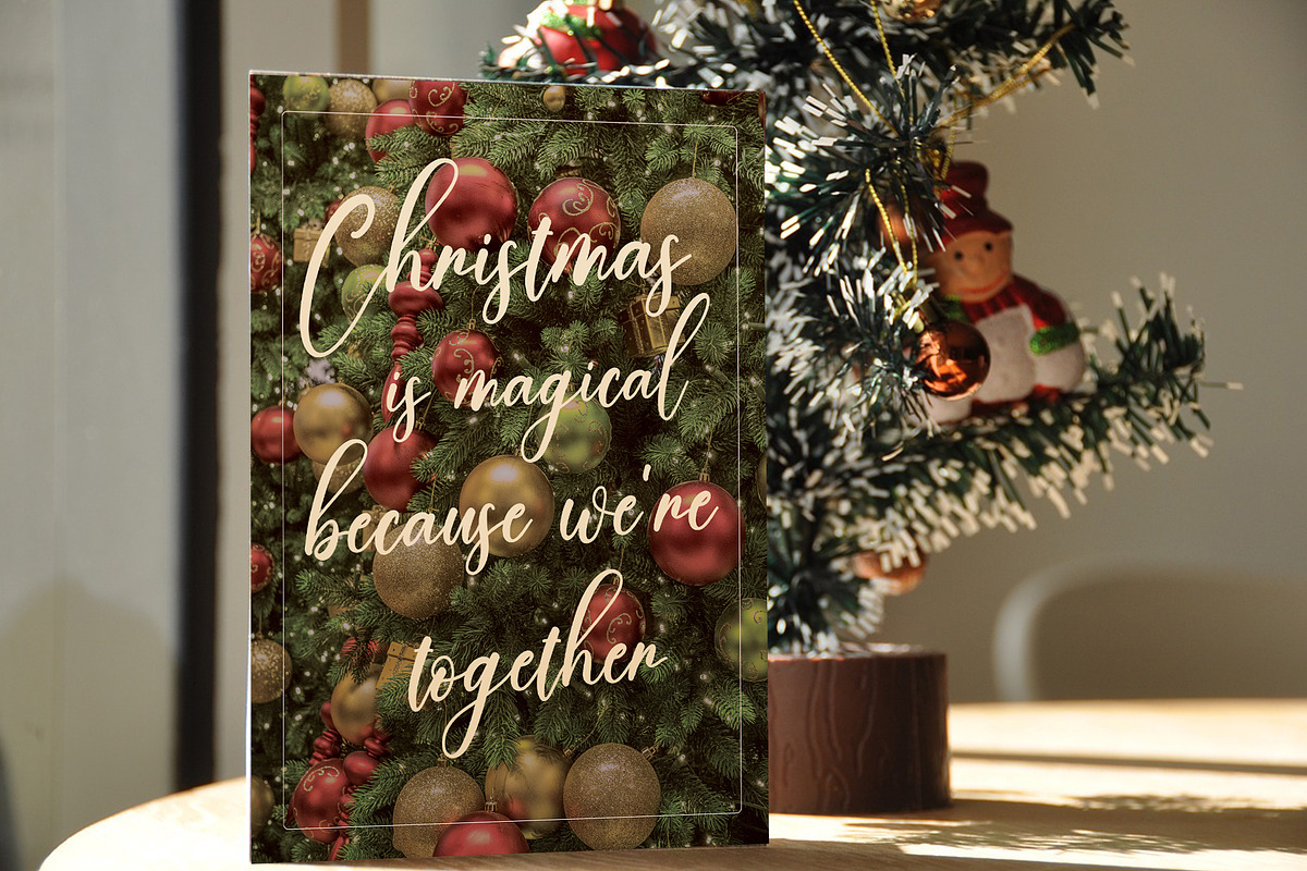 Lovely Christmas card/message, a Flyer Template by kamalrawat_gd (Photo 2 of 2)