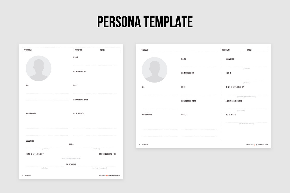 Printable UX Templates, an UI Kit Template by Loudoun Design Co.