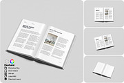 Book Page Mockup, a Books & Magazine Mockup by AnasStudio (Thumbnail 1 of 4)