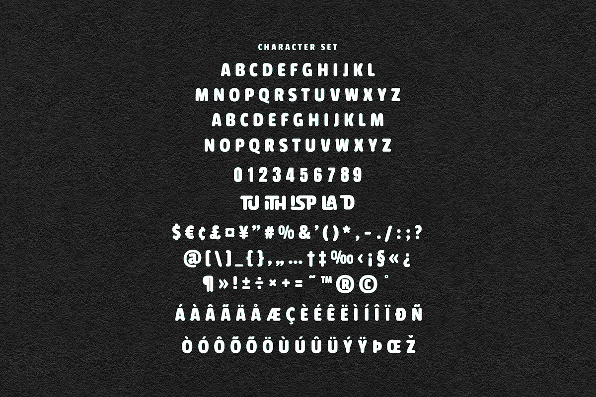 Turithe Display Modern Rounded Sans, a Sans Serif Font by Maulana Creative (Photo 7 of 7)