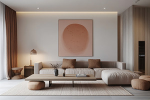 Minimalist modern living room, a Photo by Beautiful things