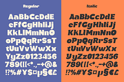 Fralia - Cartoon Retro Bold, a Sans Serif Font by Pandeka Studio (Thumbnail 12 of 12)