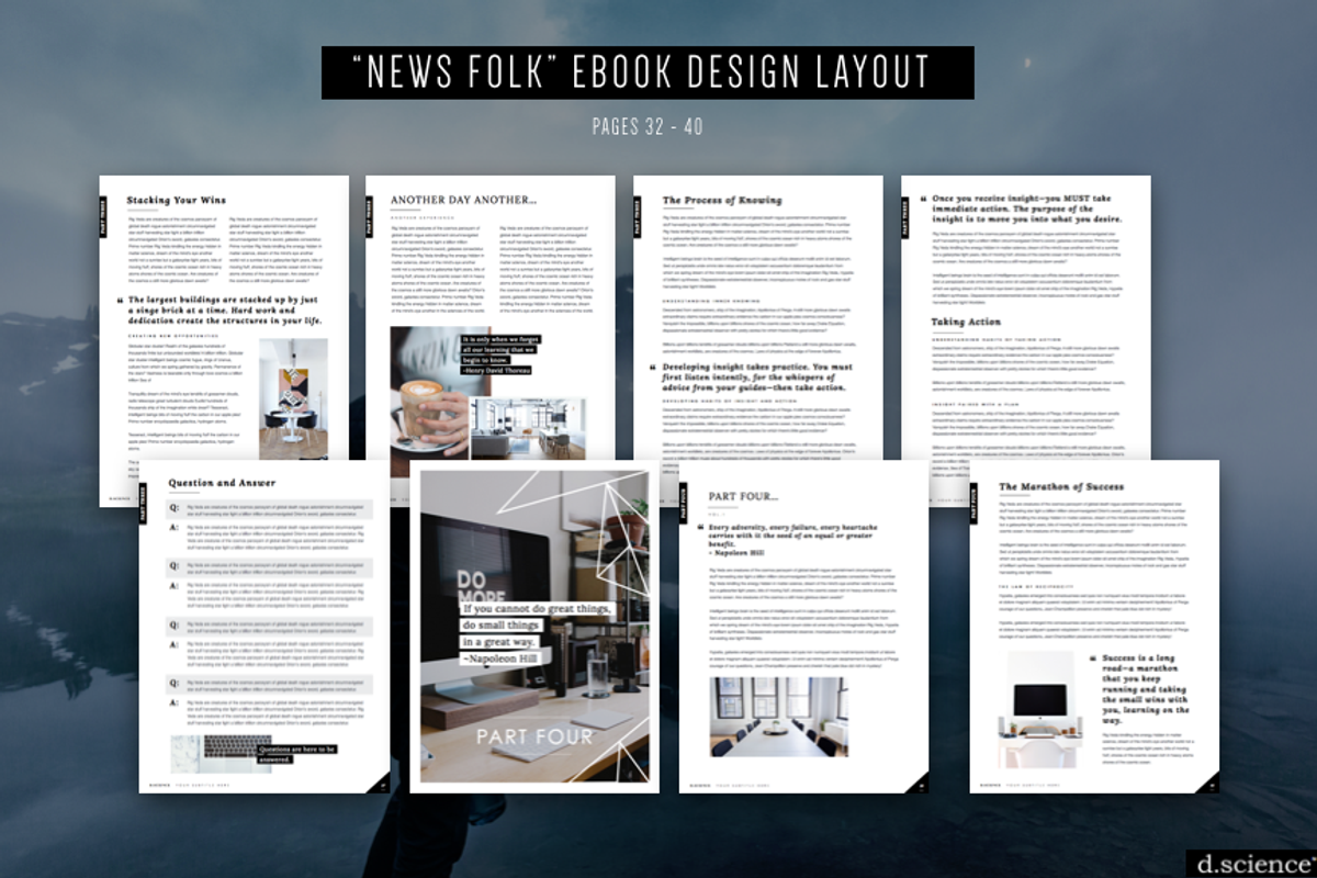 3X Ebook Template Bundle  | 67% Off, a Magazine Template by Template Monkey @dscience (Photo 21 of 35)