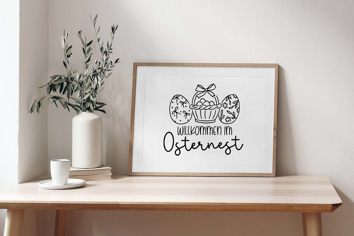 German Easter SVG Quote Bundle, an Object Graphic by IllustratorAnnie (Photo 3 of 9)