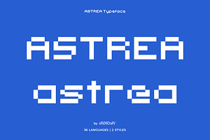Astrea - Pixel Font | Display & Text